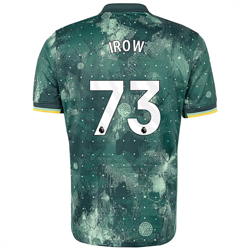 Kids Football Oliver Irow #73 Mint Green Third Jersey 2024/25 T-Shirt Za