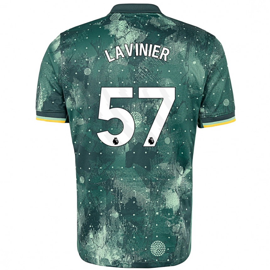 Kids Football Marcel Lavinier #57 Mint Green Third Jersey 2024/25 T-Shirt Za