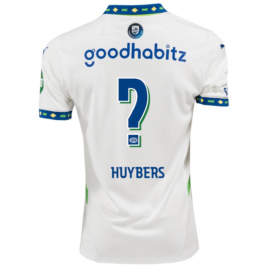 Kids Football Quinten Huybers #0 White Dark Blue Third Jersey 2024/25 T-Shirt Za