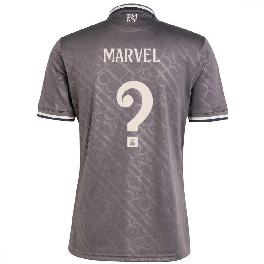 Kids Football Marvel #0 Charcoal Third Jersey 2024/25 T-Shirt Za