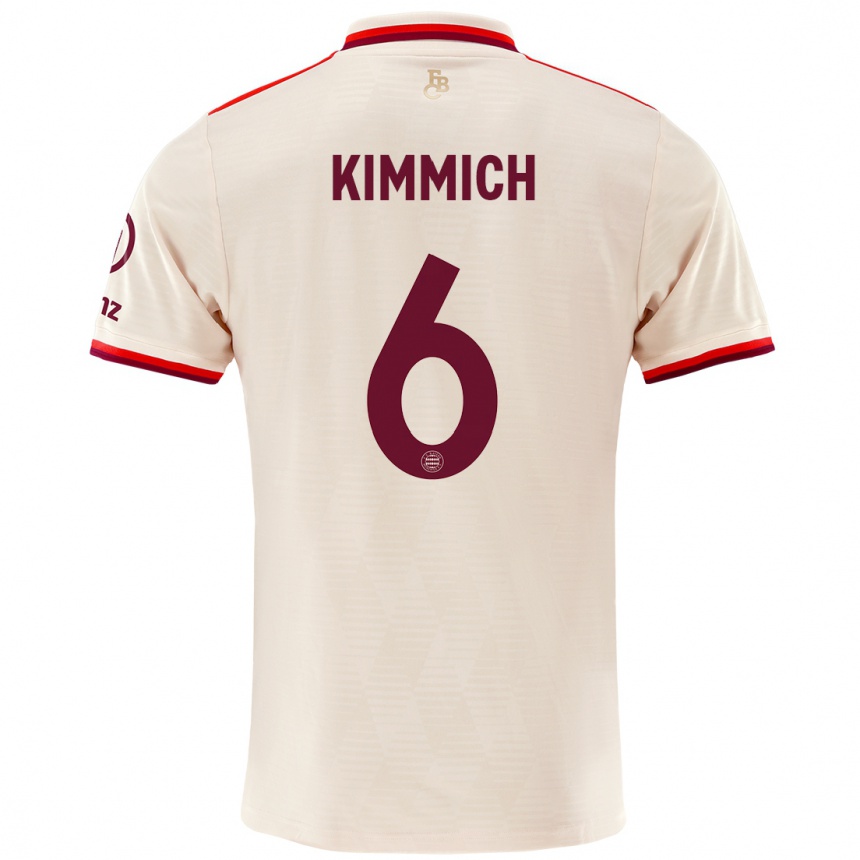 Kids Football Joshua Kimmich #6 Linen Third Jersey 2024/25 T-Shirt Za