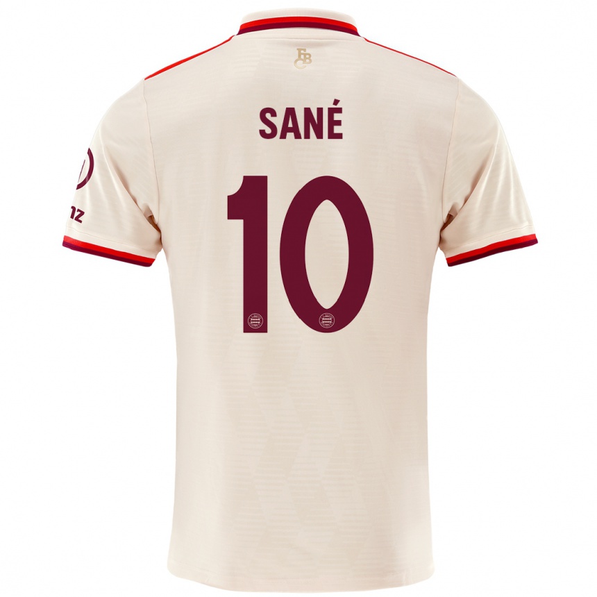 Kids Football Leroy Sane #10 Linen Third Jersey 2024/25 T-Shirt Za