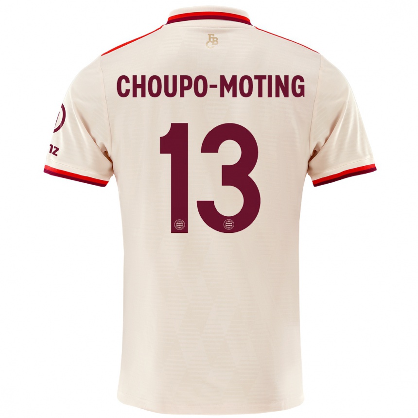 Kids Football Eric Maxim Choupo-Moting #13 Linen Third Jersey 2024/25 T-Shirt Za