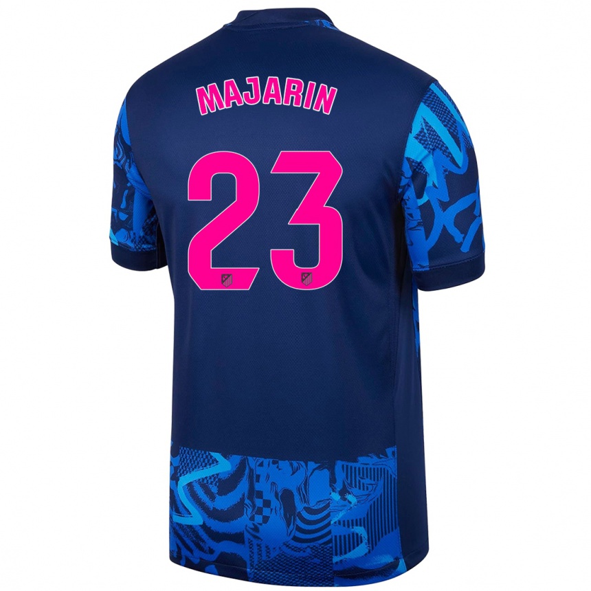 Kids Football Sonia Majarin #23 Royal Blue Third Jersey 2024/25 T-Shirt Za