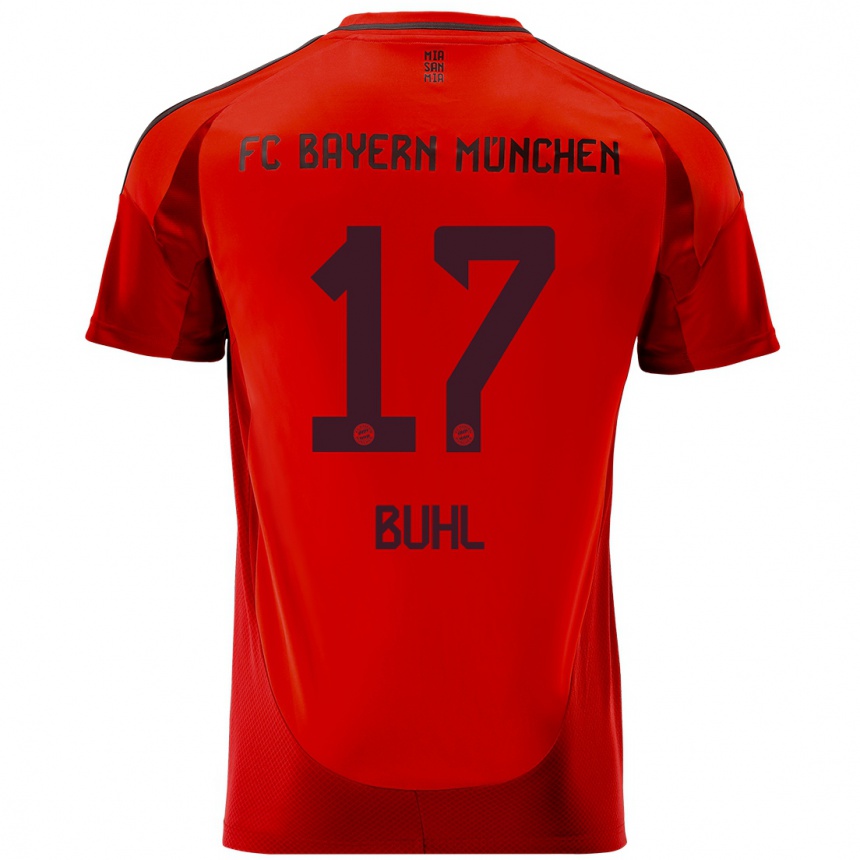 Men Football Klara Buhl #17 Red Home Jersey 2024/25 T-Shirt Za