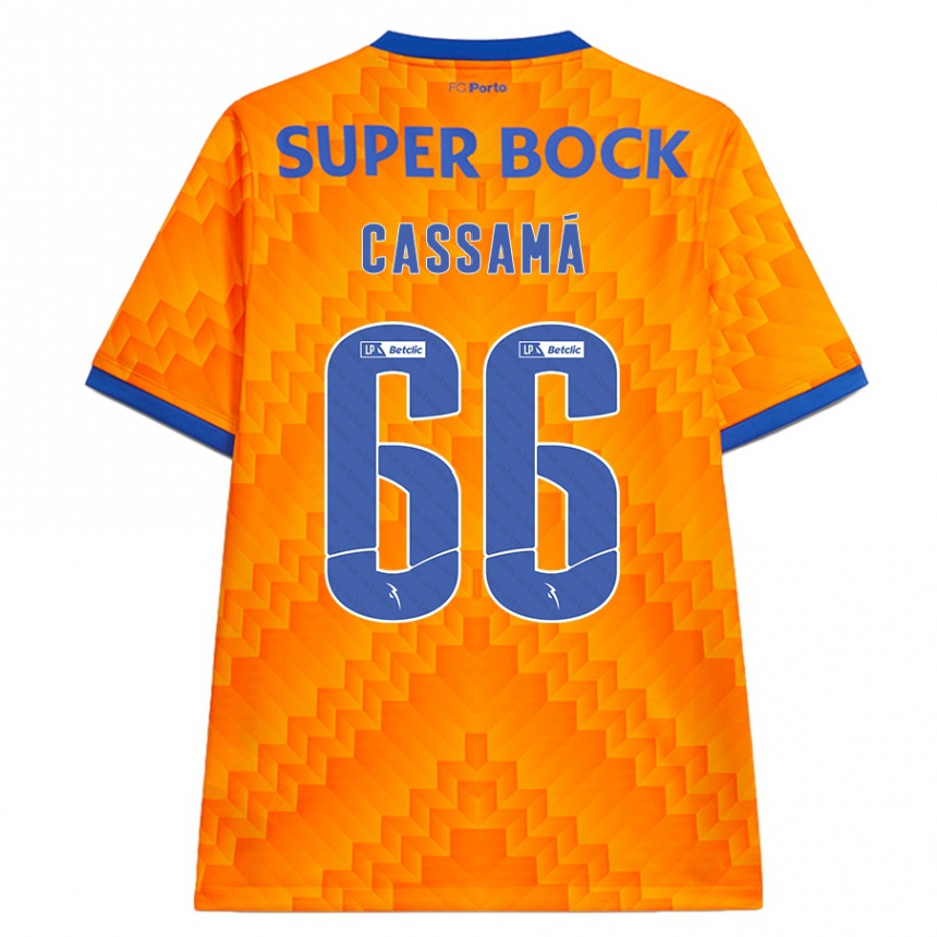 Men Football Adramane Cassamá #66 Orange Away Jersey 2024/25 T-Shirt Za