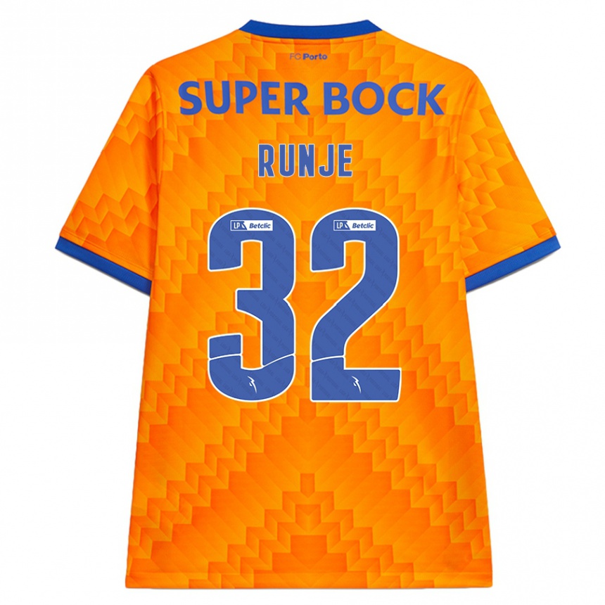 Men Football Roko Runje #32 Orange Away Jersey 2024/25 T-Shirt Za