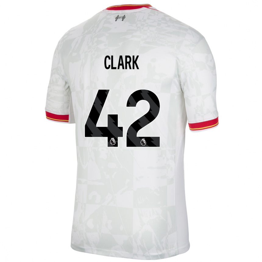 Men Football Bobby Clark #42 White Red Black Third Jersey 2024/25 T-Shirt Za