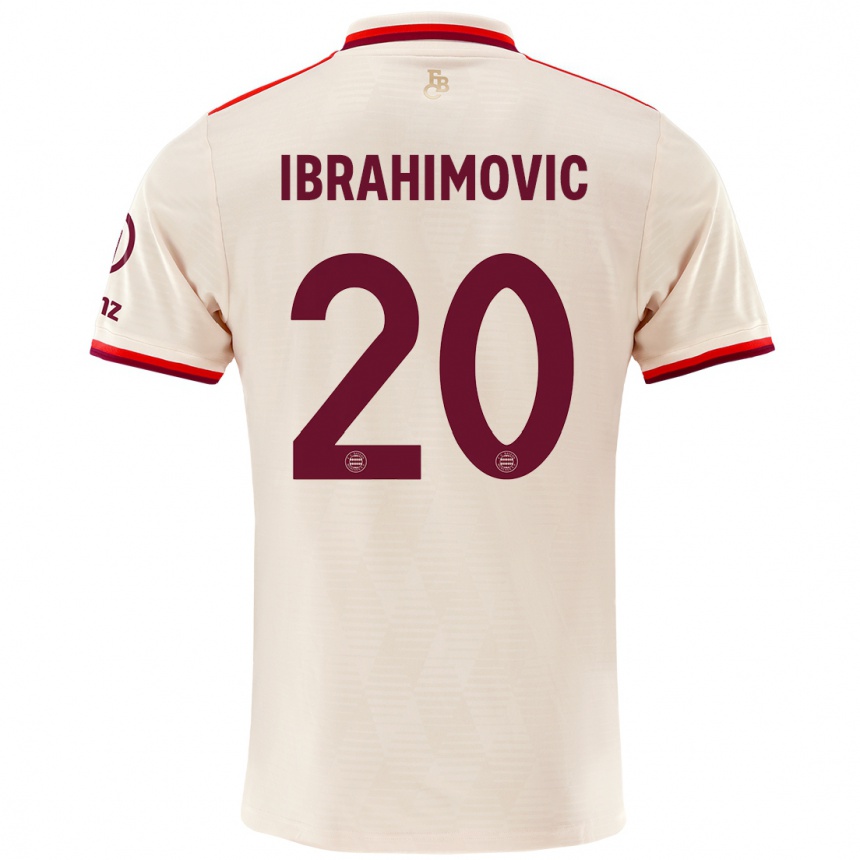 Men Football Arijon Ibrahimovic #20 Linen Third Jersey 2024/25 T-Shirt Za