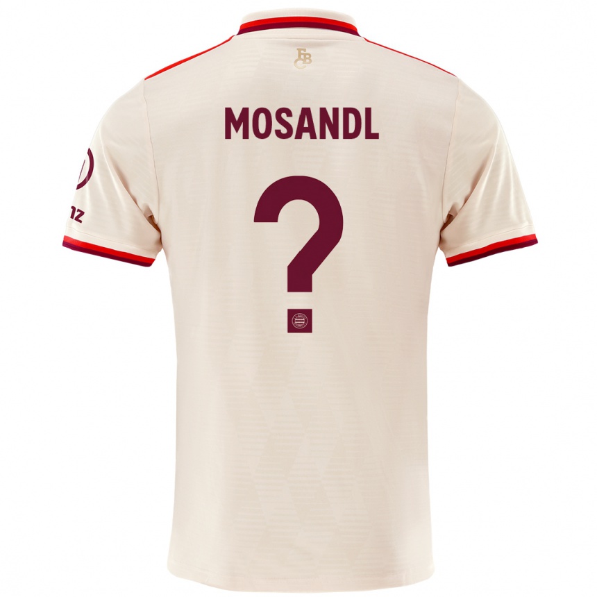 Men Football Moritz Mosandl #0 Linen Third Jersey 2024/25 T-Shirt Za