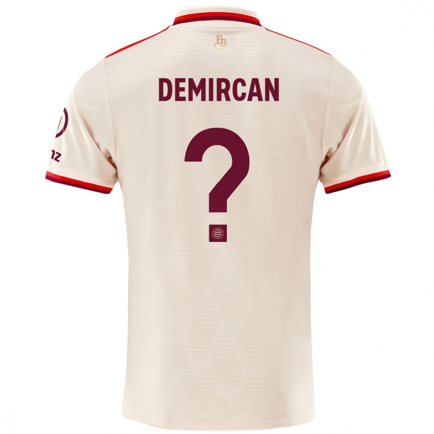 Men Football Emirhan Demircan #0 Linen Third Jersey 2024/25 T-Shirt Za