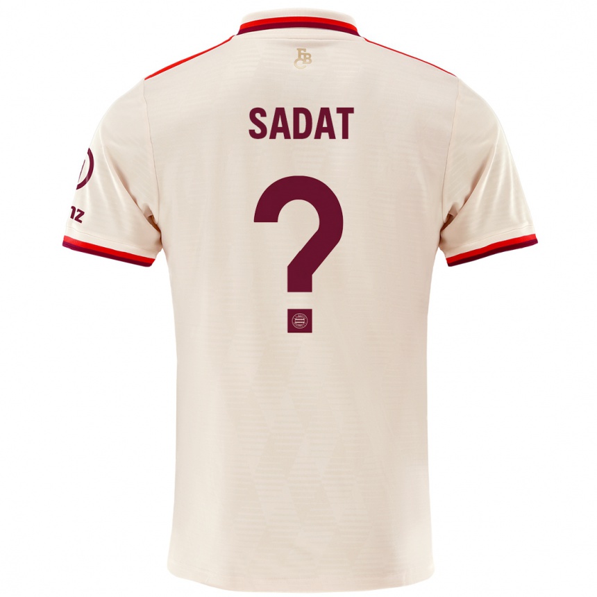 Men Football Mudaser Sadat #0 Linen Third Jersey 2024/25 T-Shirt Za