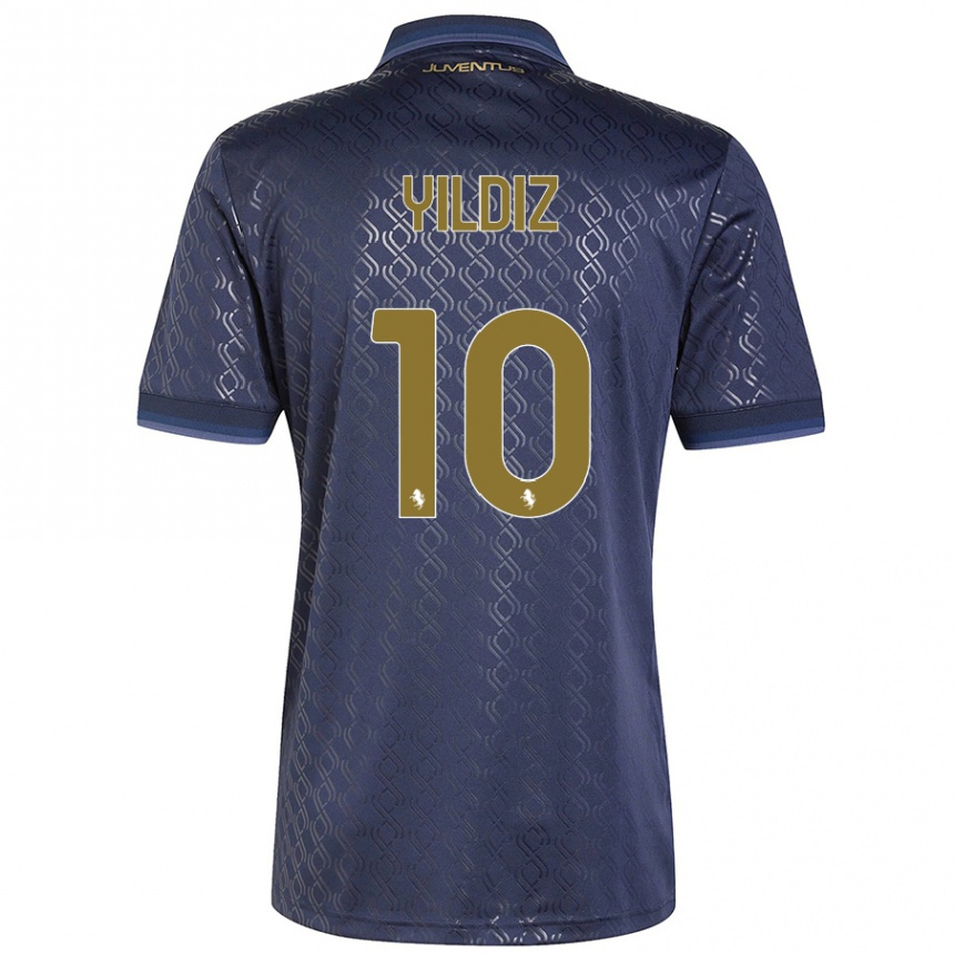 Men Football Kenan Yildiz #10 Navy Blue Third Jersey 2024/25 T-Shirt Za