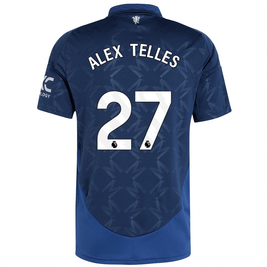 Women Football Alex Nicolao Telles #27 Indigo Away Jersey 2024/25 T-Shirt Za