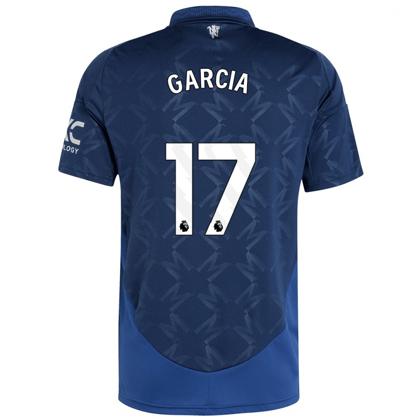 Women Football Lucia Garcia #17 Indigo Away Jersey 2024/25 T-Shirt Za