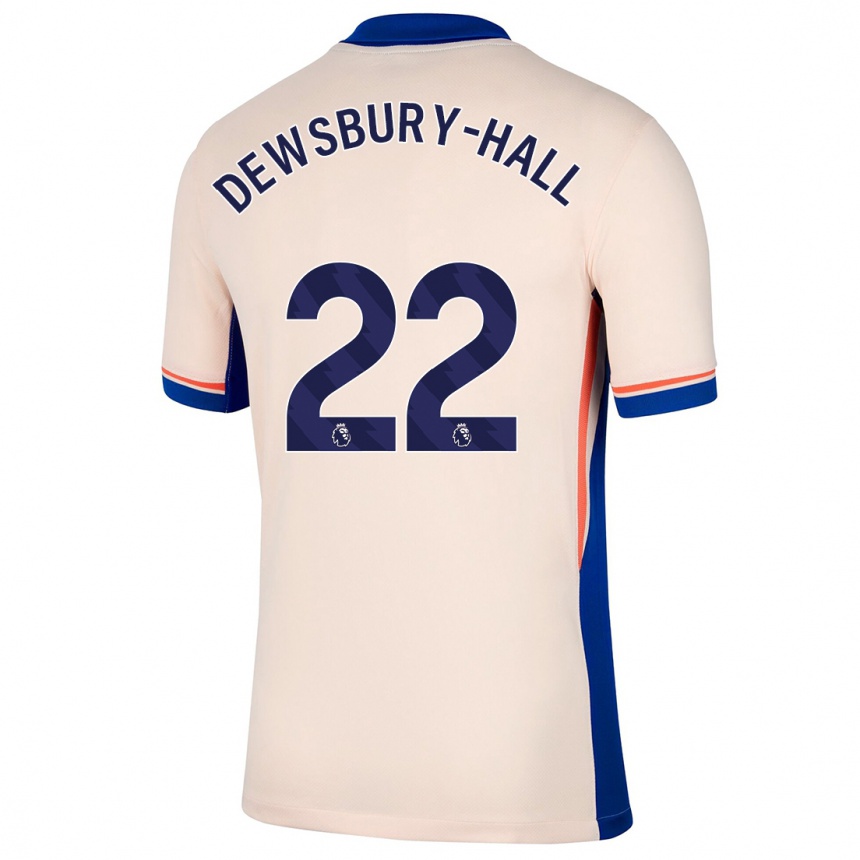 Women Football Kiernan Dewsbury-Hall #22 Light Beige Away Jersey 2024/25 T-Shirt Za