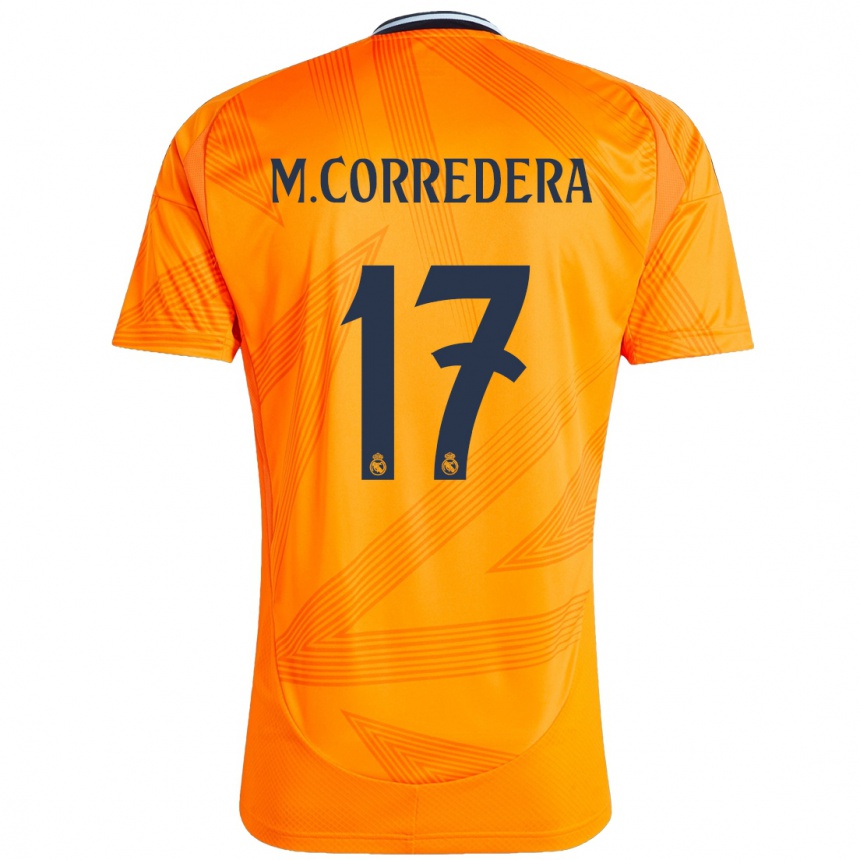 Women Football Marta Corredera #17 Orange Away Jersey 2024/25 T-Shirt Za