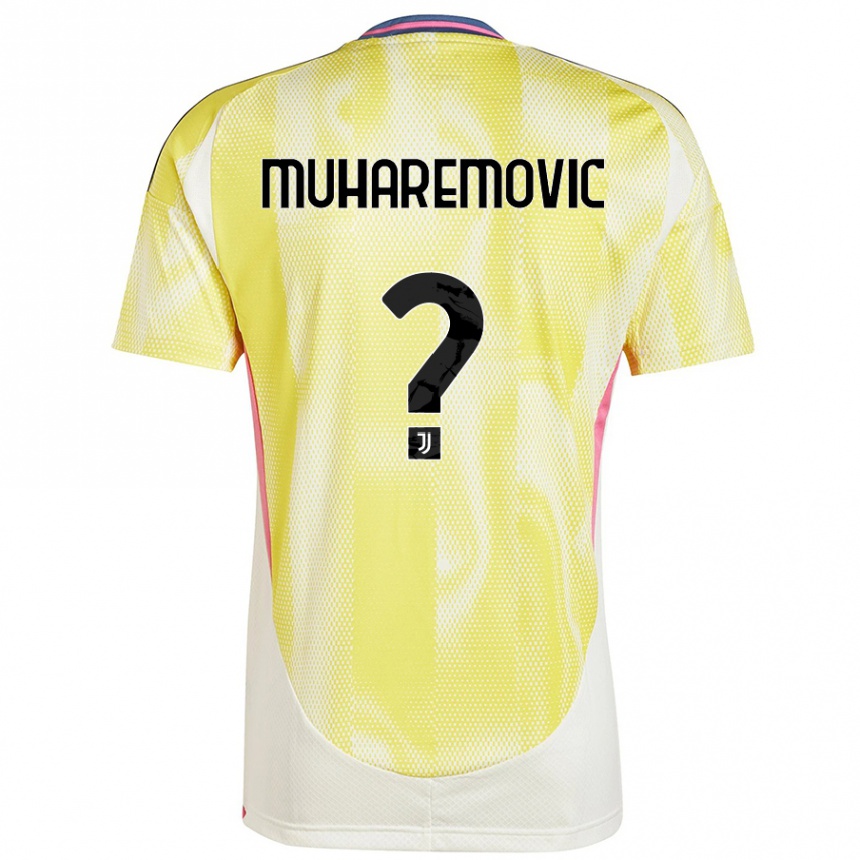 Women Football Tarik Muharemovic #0 Solar Yellow Away Jersey 2024/25 T-Shirt Za