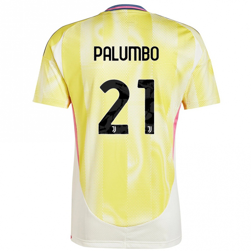 Women Football Martin Palumbo #21 Solar Yellow Away Jersey 2024/25 T-Shirt Za