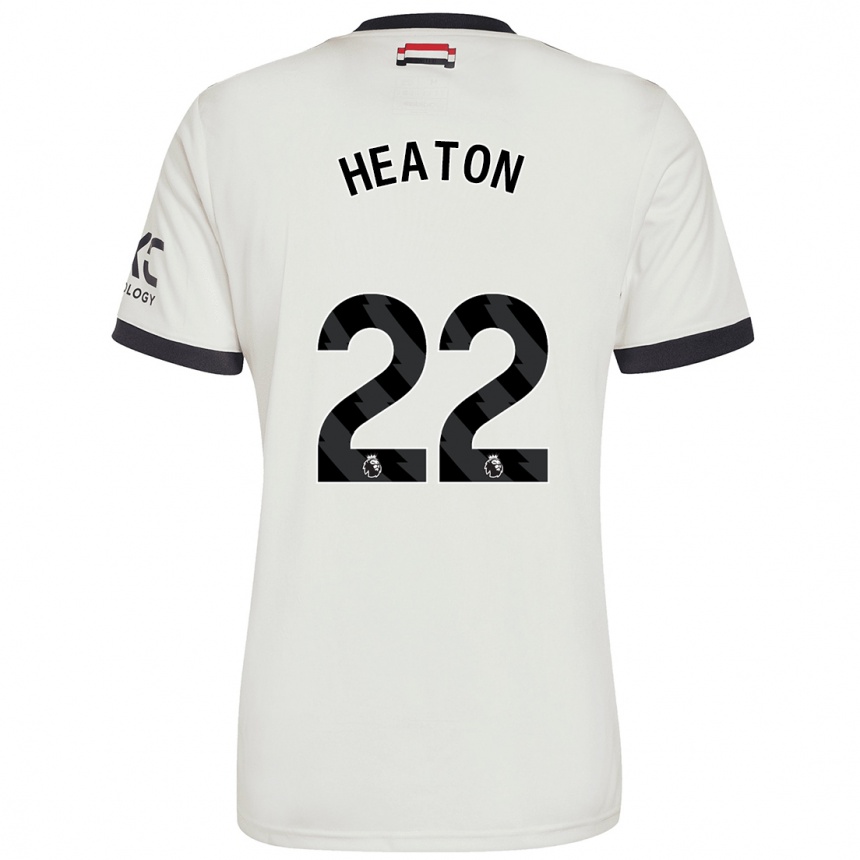 Women Football Tom Heaton #22 Off White Third Jersey 2024/25 T-Shirt Za