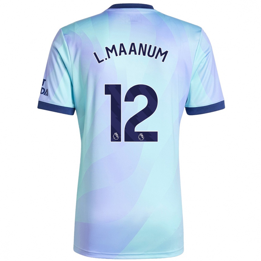 Women Football Frida Maanum #12 Aqua Third Jersey 2024/25 T-Shirt Za