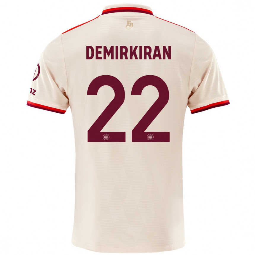 Women Football Ediz Demirkiran #22 Linen Third Jersey 2024/25 T-Shirt Za