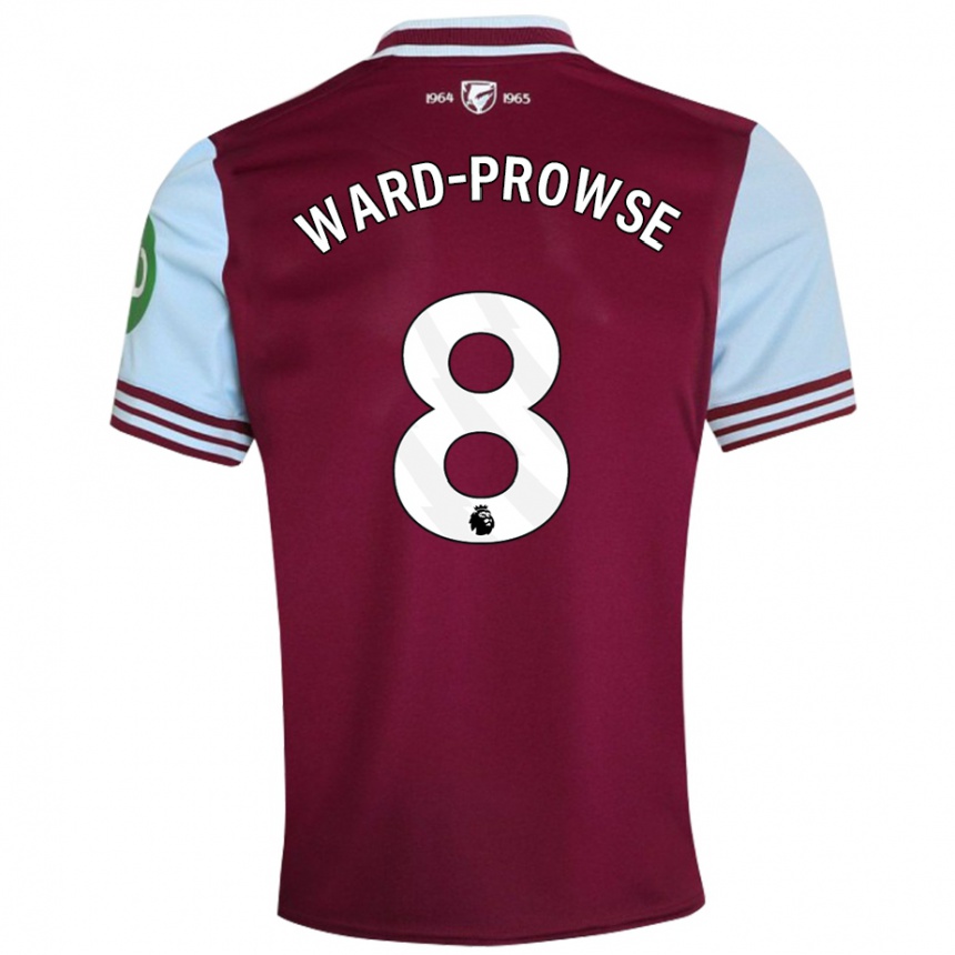 Kids Football James Ward-Prowse #8 Dark Red Home Jersey 2024/25 T-Shirt Za