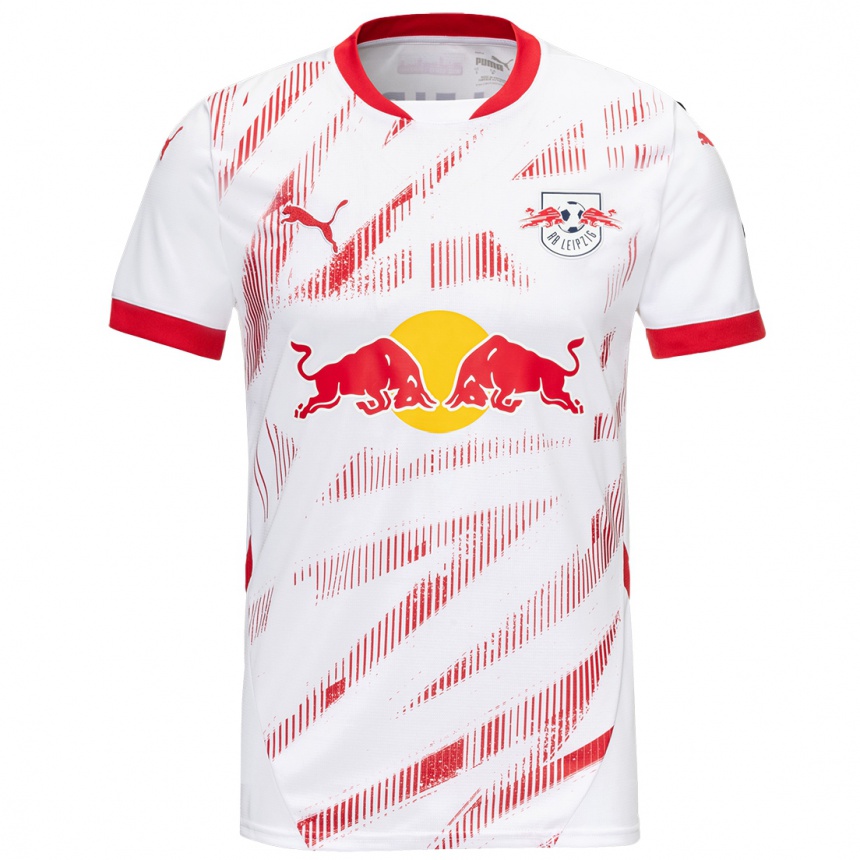 Kids Football Korina Lara Janež #7 White Red Home Jersey 2024/25 T-Shirt Za