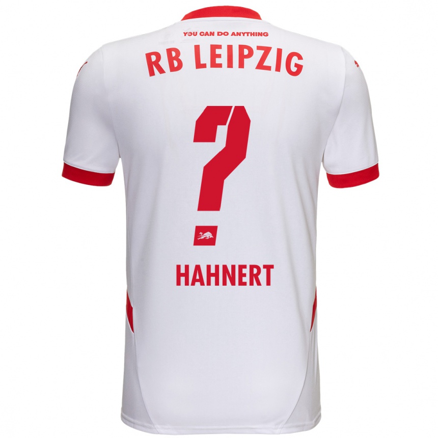 Kids Football Ole Hähnert #0 White Red Home Jersey 2024/25 T-Shirt Za