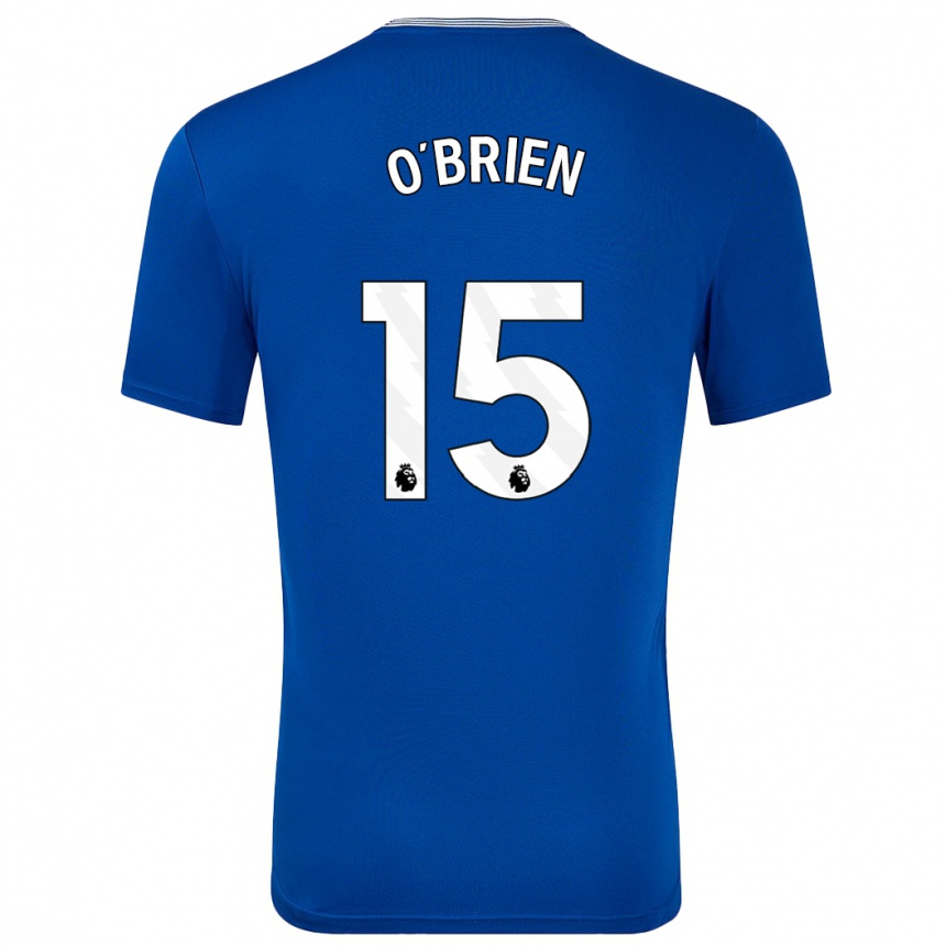 Kids Football Jake O'brien #15 Blue With Home Jersey 2024/25 T-Shirt Za