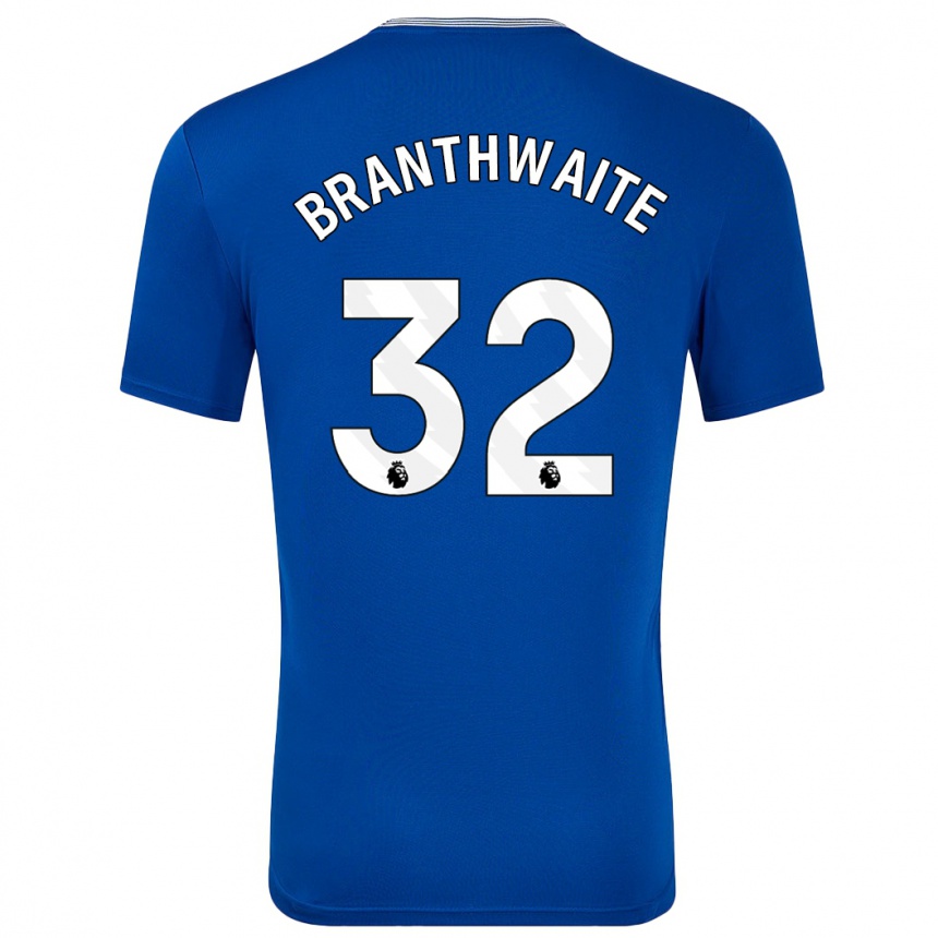 Kids Football Jarrad Branthwaite #32 Blue With Home Jersey 2024/25 T-Shirt Za