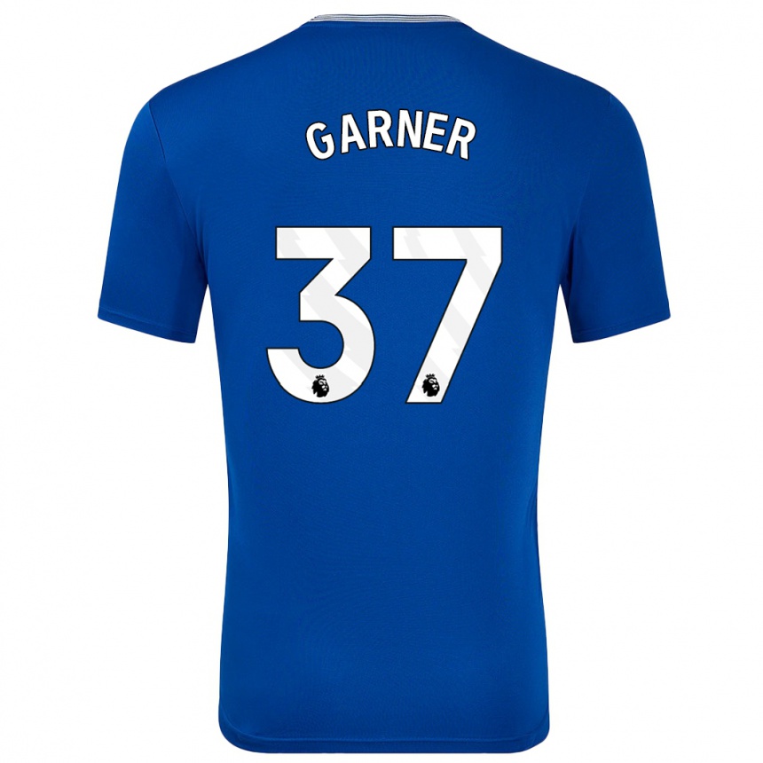 Kids Football James Garner #37 Blue With Home Jersey 2024/25 T-Shirt Za