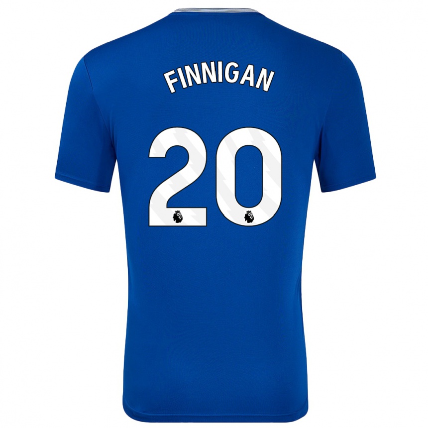 Kids Football Megan Finnigan #20 Blue With Home Jersey 2024/25 T-Shirt Za