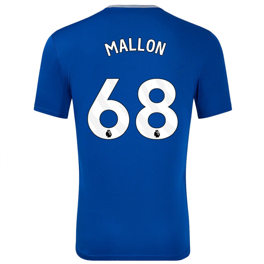 Kids Football Mathew Mallon #68 Blue With Home Jersey 2024/25 T-Shirt Za