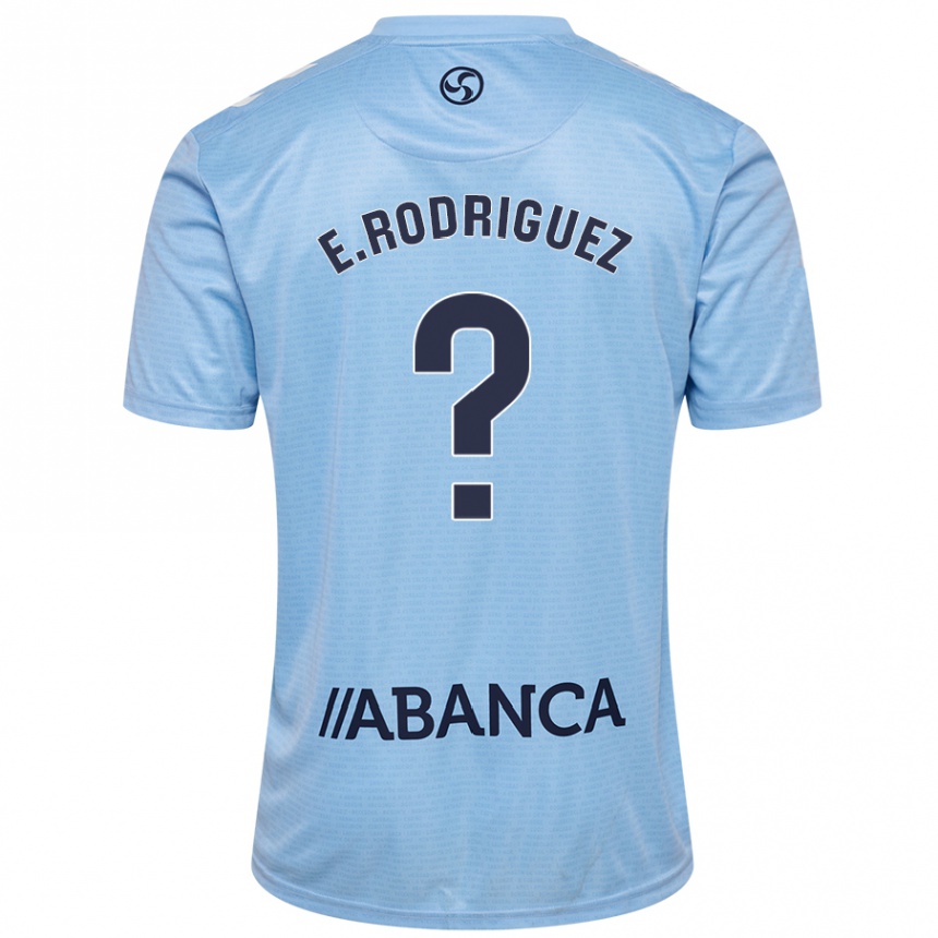 Kids Football Miguel Rodríguez #0 Sky Blue Home Jersey 2024/25 T-Shirt Za