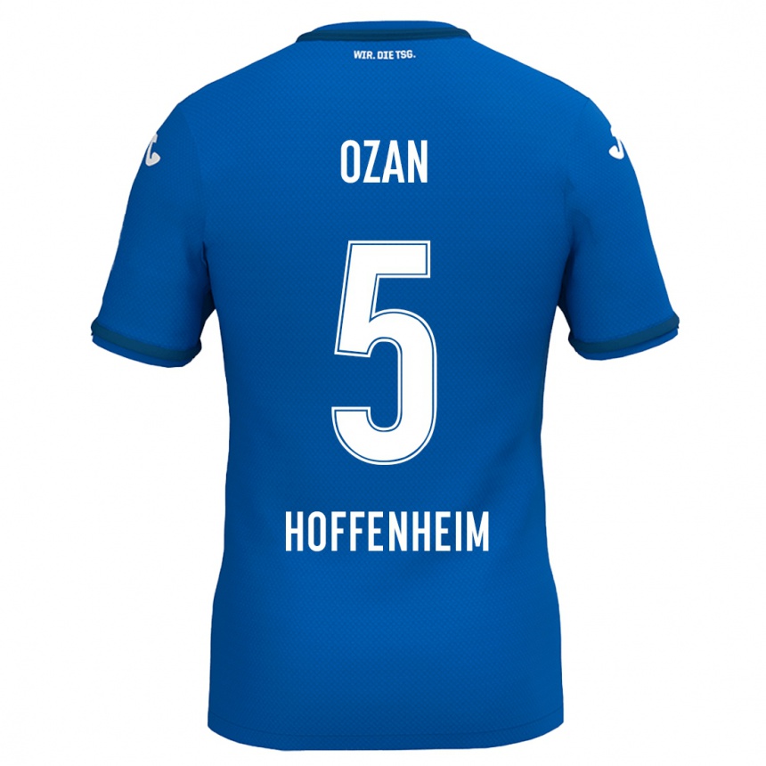 Kids Football Ozan Kabak #5 Royal Blue Home Jersey 2024/25 T-Shirt Za