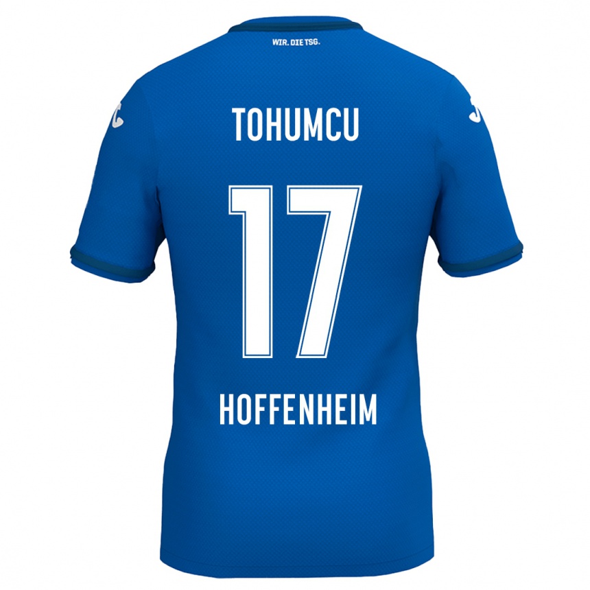 Kids Football Umut Tohumcu #17 Royal Blue Home Jersey 2024/25 T-Shirt Za