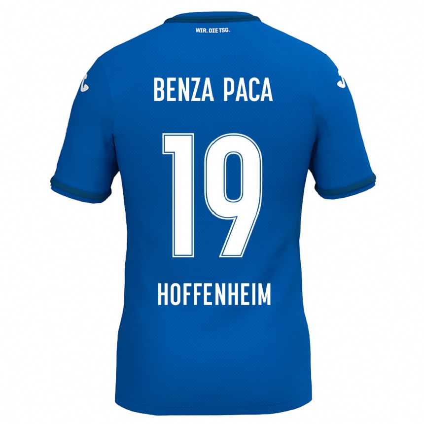 Kids Football Lynes Benza Paca #19 Royal Blue Home Jersey 2024/25 T-Shirt Za