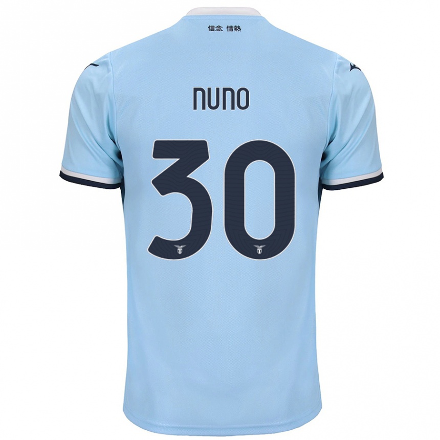 Kids Football Nuno Tavares #30 Blue Home Jersey 2024/25 T-Shirt Za