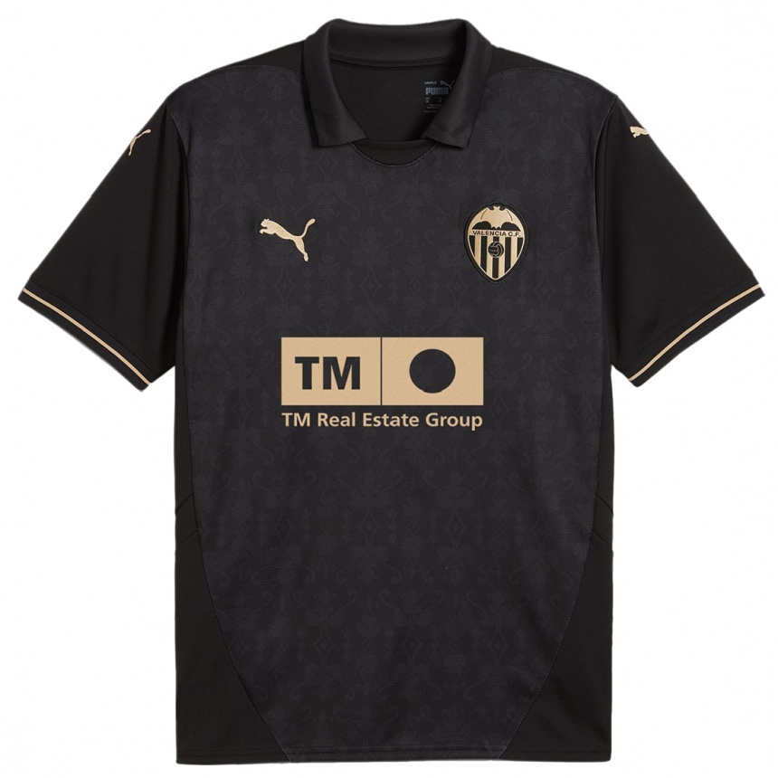 Kids Football Dimitri Foulquier #20 Black Away Jersey 2024/25 T-Shirt Za