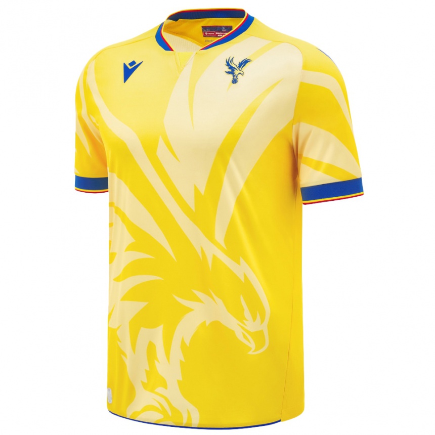 Kids Football Will Hughes #19 Yellow Away Jersey 2024/25 T-Shirt Za