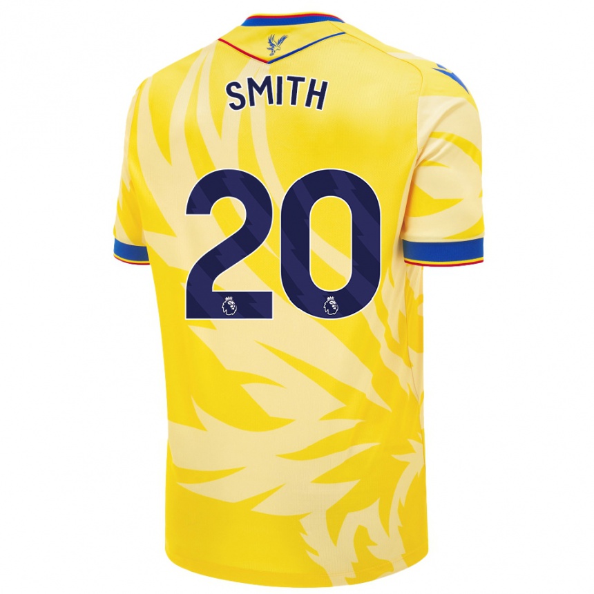 Kids Football Hope Smith #20 Yellow Away Jersey 2024/25 T-Shirt Za