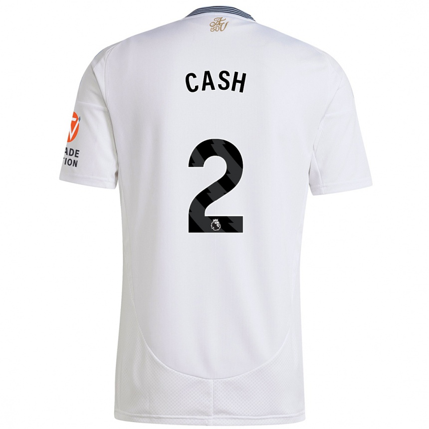 Kids Football Matty Cash #2 White Away Jersey 2024/25 T-Shirt Za