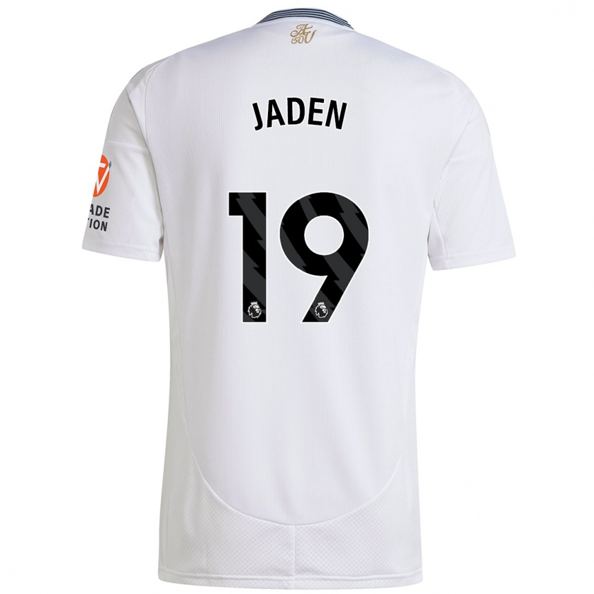 Kids Football Jaden Philogene #19 White Away Jersey 2024/25 T-Shirt Za