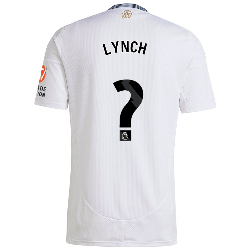 Kids Football Luka Lynch #0 White Away Jersey 2024/25 T-Shirt Za