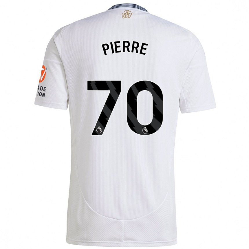 Kids Football Kyrie Pierre #70 White Away Jersey 2024/25 T-Shirt Za