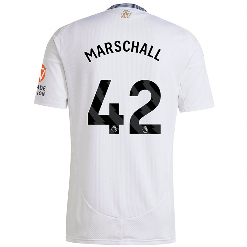 Kids Football Filip Marschall #42 White Away Jersey 2024/25 T-Shirt Za