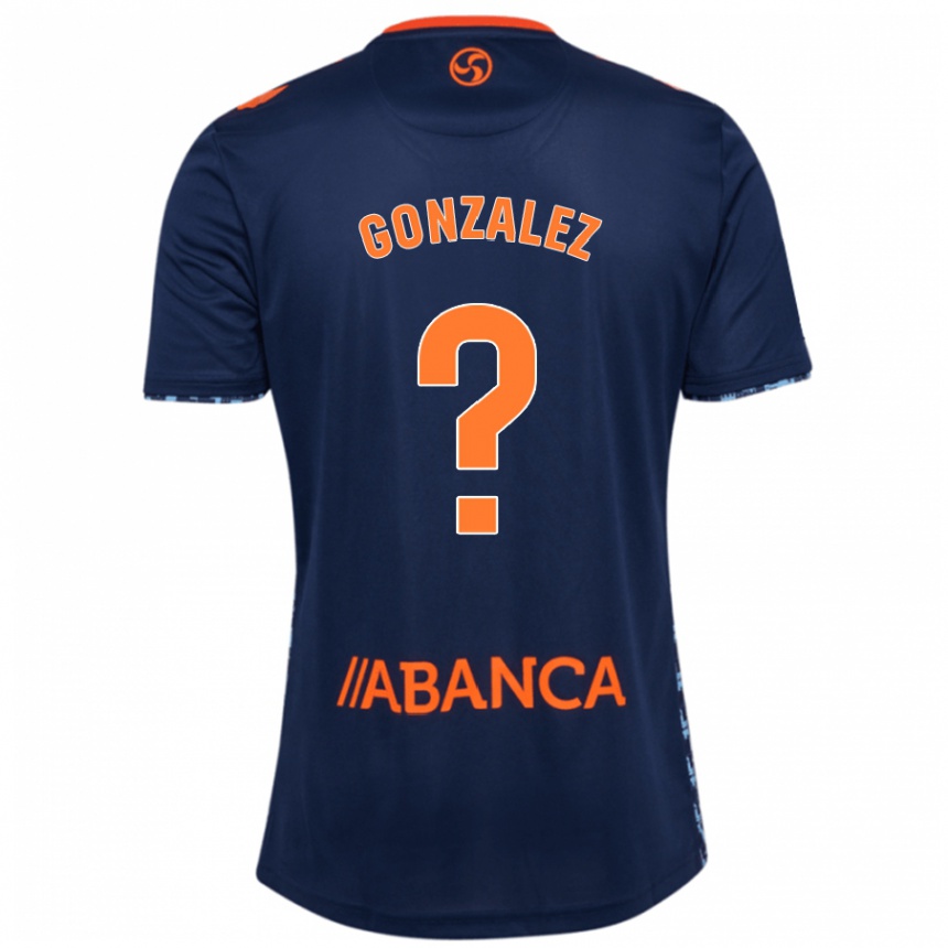 Kids Football Marcos González #0 Navy Blue Away Jersey 2024/25 T-Shirt Za