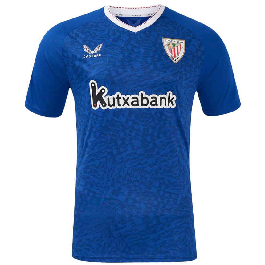 Kids Football Mariana Cerro Galán #19 Royal Blue Away Jersey 2024/25 T-Shirt Za