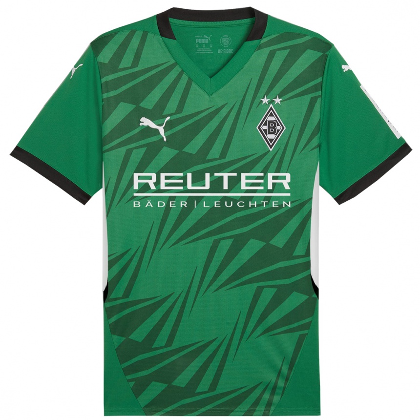 Kids Football Erdem Acikgöz #0 Green White Away Jersey 2024/25 T-Shirt Za